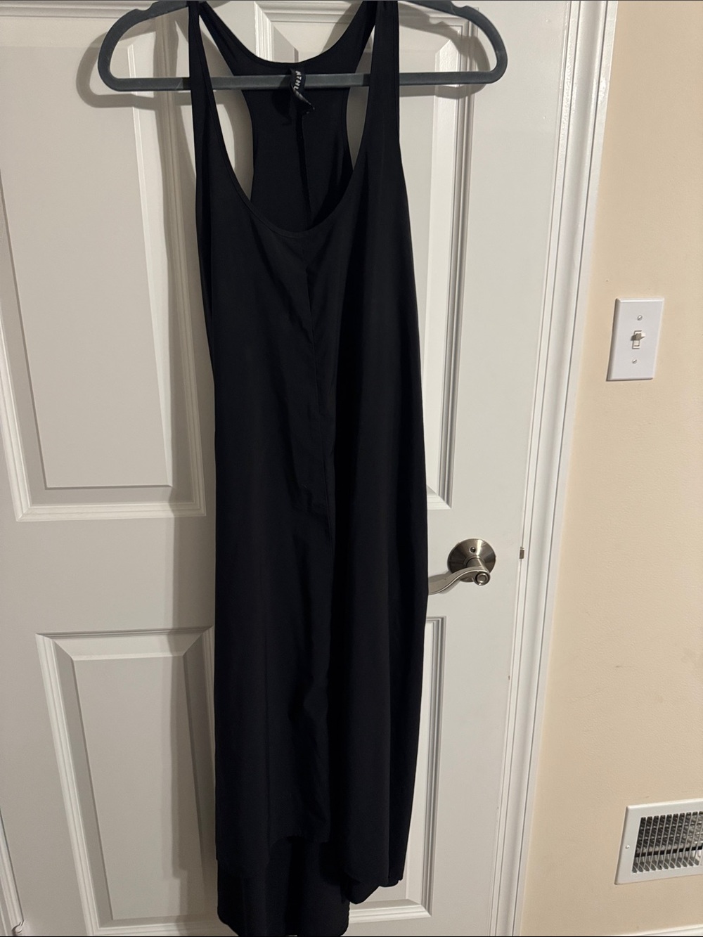 Athleta Black Sleeveless Maxi Dress
